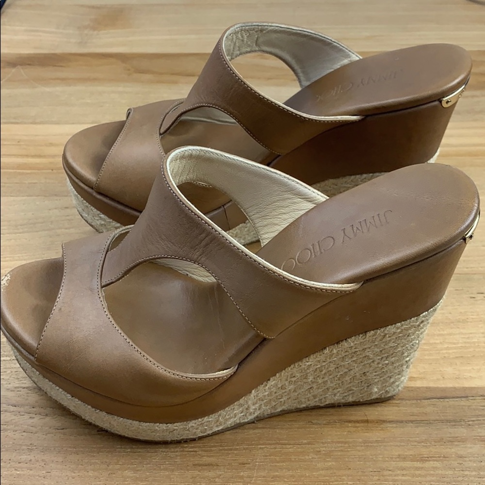 Jimmy Choo espadrille platform sandal